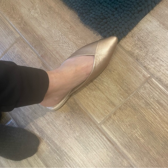 Birdies Shoes - Birdies Swan Gold Mules